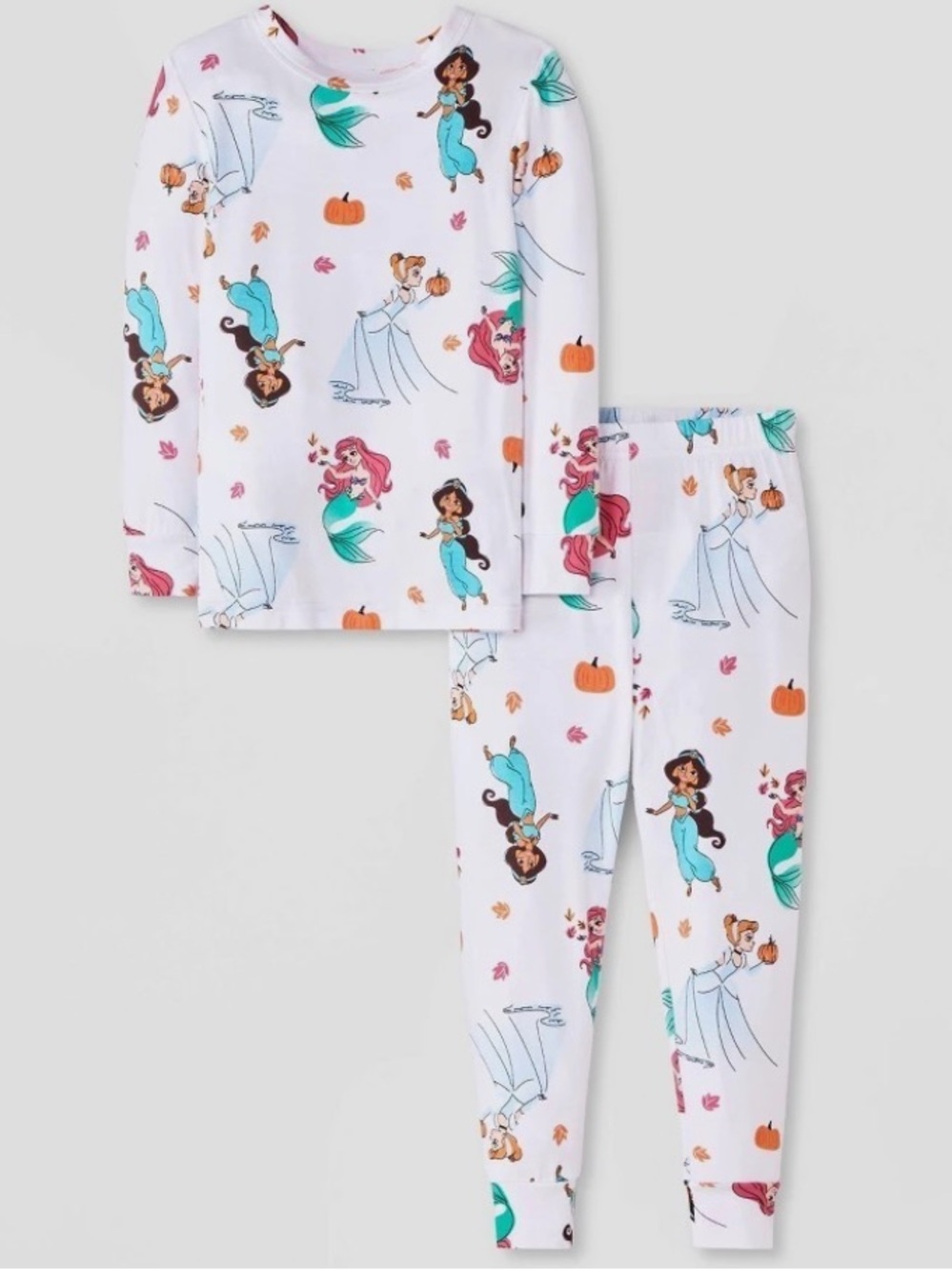 Disney Princess Toddler Girls 2pc Halloween Snug Fit Pajama Set 2T